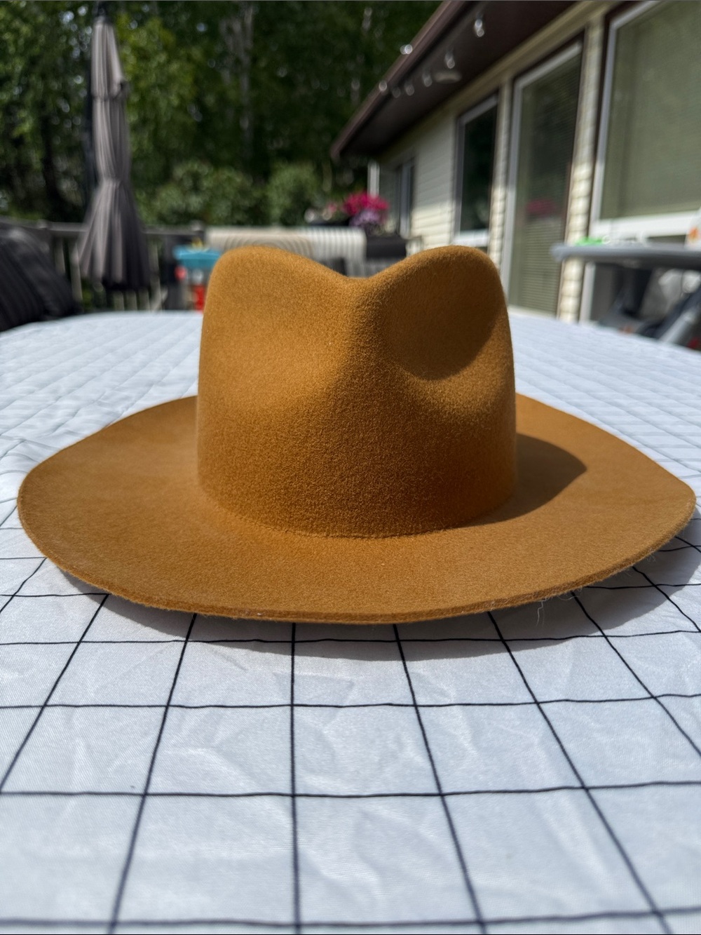 GIGI PIP Felt Rancher Hat in Mustard Gold